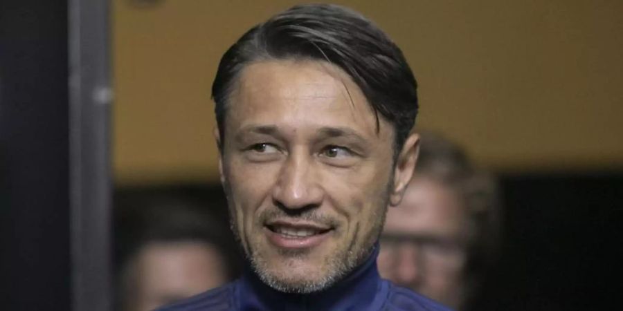 Bayern-Coach Niko Kovac wurde auf dem Trainingsgelände von einem Mann bedrängt. Foto: Javier Rojas/Pi/Prensa Internacional via ZUMA