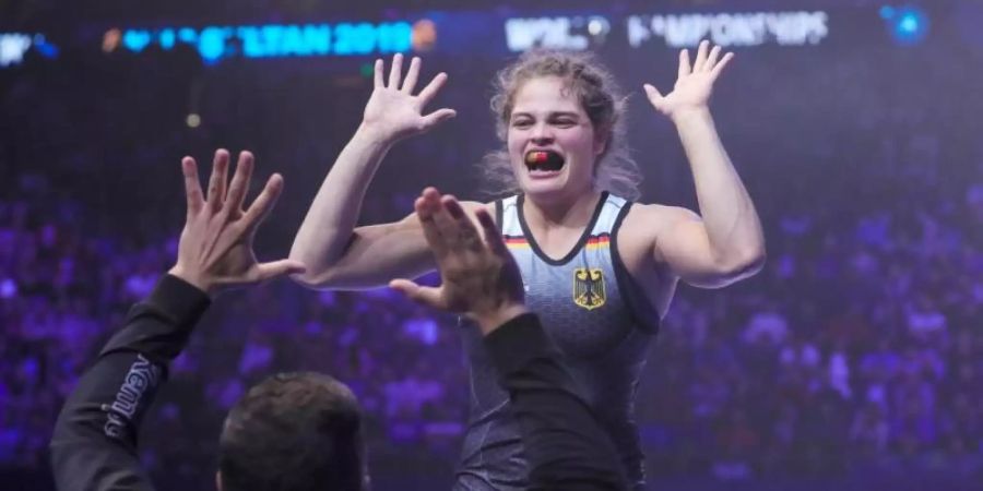 Anna Schell besiegte im Duell um Bronze die japanische Olympiasiegerin Sara Dosho. Foto: Kadir Caliskan