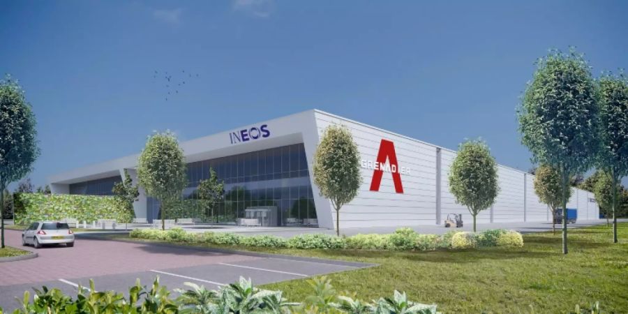 Computersimulation des in Bridgend geplanten Ineos-Werks