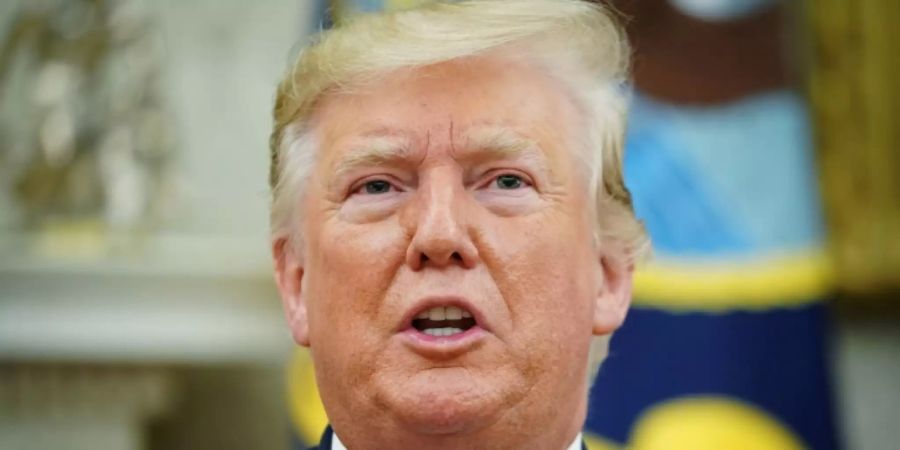 Trump am Dienstag im Oval Office