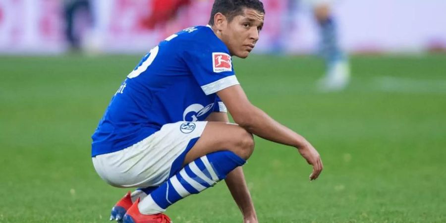 Der Schalker Amine Harit hat eine schwere Zeit hinter sich. Foto: Guido Kirchner