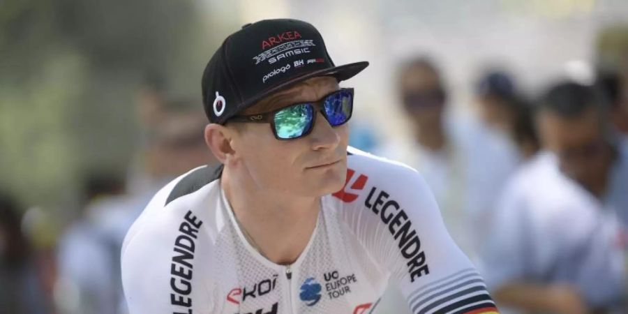 Skeptischer Blick: André Greipel vom Team Arkea-Samsic. Foto: Yorick Jansens/BELGA