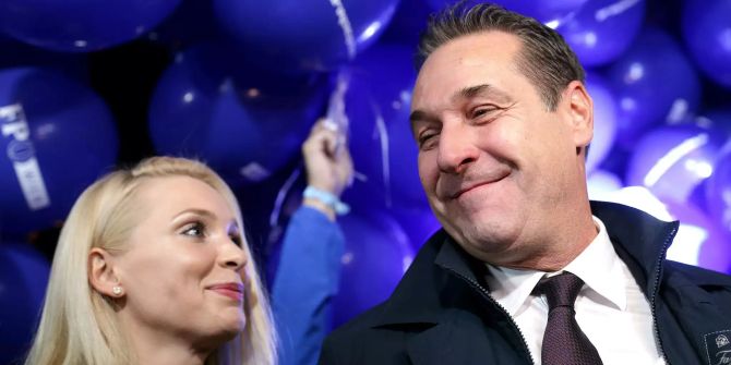 Philippa und Heinz-Christian Strache