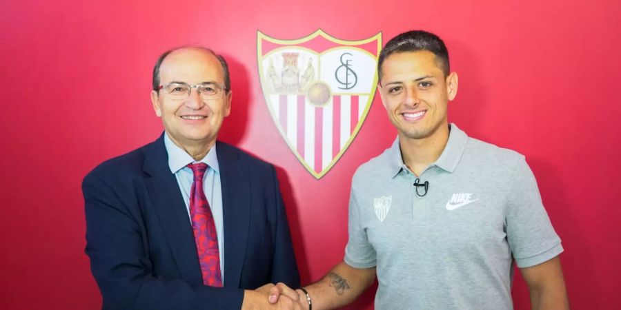 Der Mexikaner «Chicharito» setzt seine Karriere bei Sevilla fort.