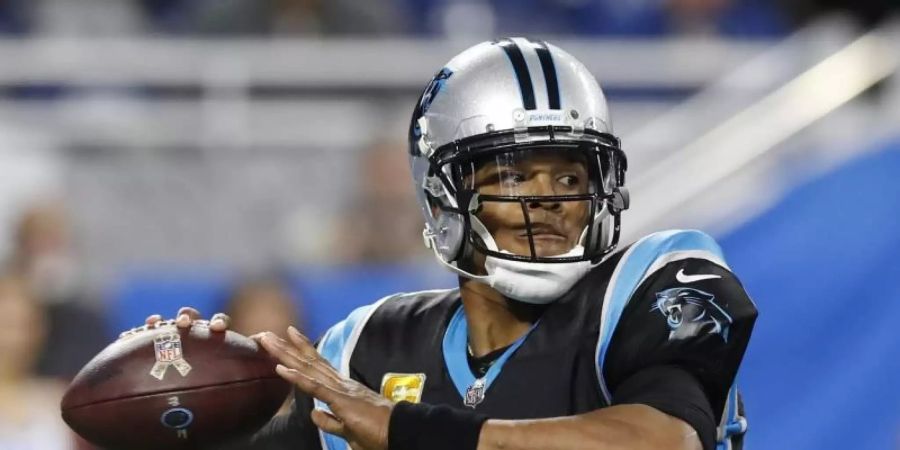 Cam Newton ist der Quarterback der Carolina Panthers. Foto: Carlos Osorio/AP