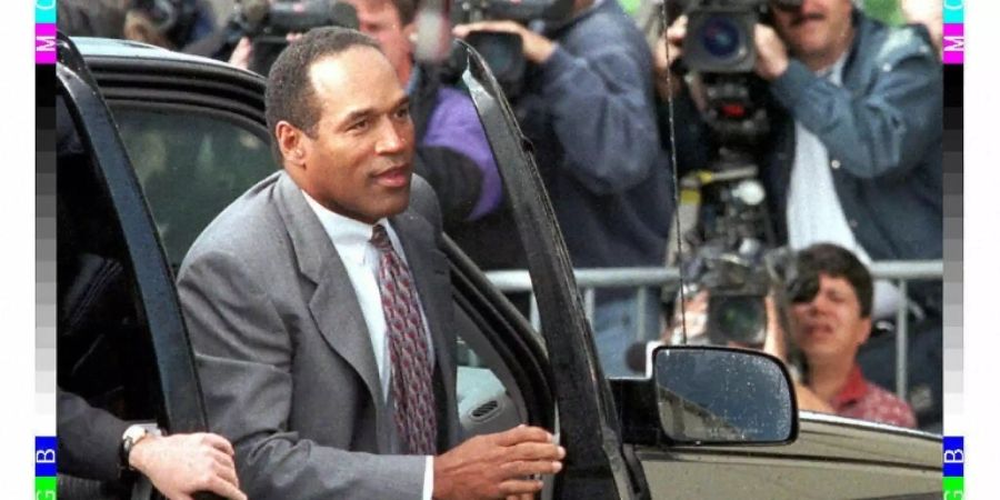 O.J. Simpson bei einem Gerichtstermin im November 1996