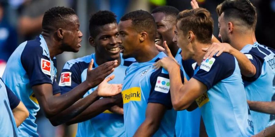 Die Gladbacher freuen sich auf die Europa League. Foto: Rolf Vennenbernd