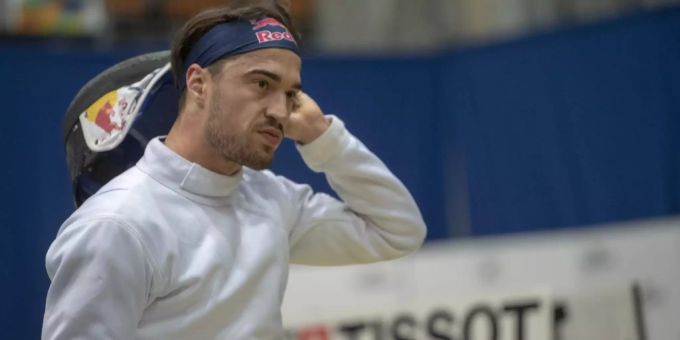 Max Heinzer tritt im WM-Teamwettbewerb der Degenfechter mit der Schweiz als Titelverteidiger an. Fechten Max Heinzer