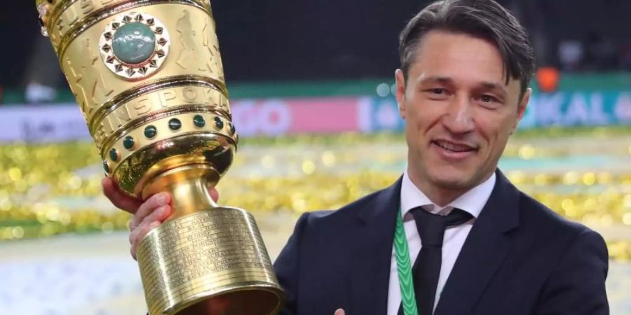 Trainer Niko Kovac holte in seinem ersten Jahr als Coach beim FC Bayern München das Double. Foto: Jan Woitas