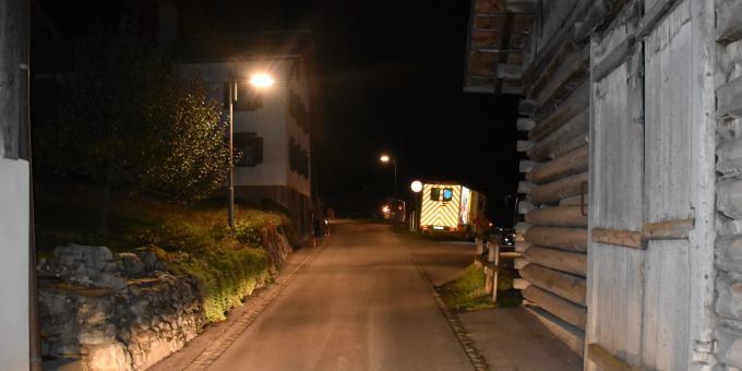 Fidaz: Kollision mit Fussgängerin Fidaz: Kollision mit Fussgängerin