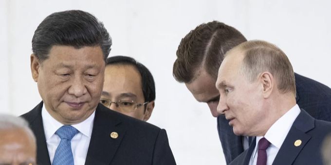 China und Russland sind Verbündete, viel Hilfe aus Peking erhält Moskau im Ukraine-Krieg aber nicht. (Archivbild) Ukraine Krieg