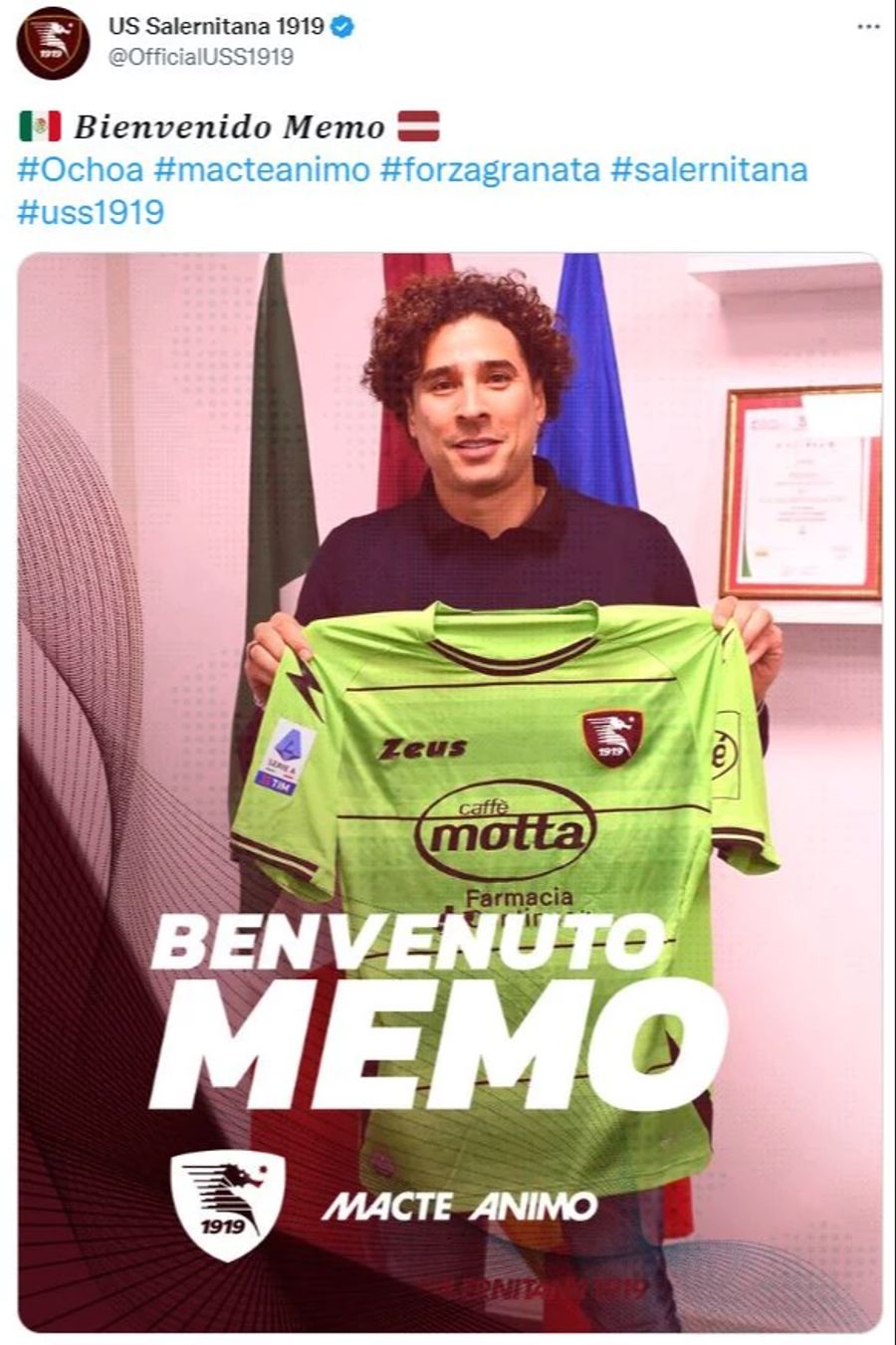 Guillermo Ochoa US Salernitana