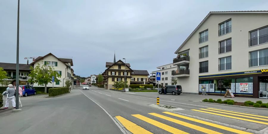 Im Dorfzentrum der Gemeinde Hildisrieden.