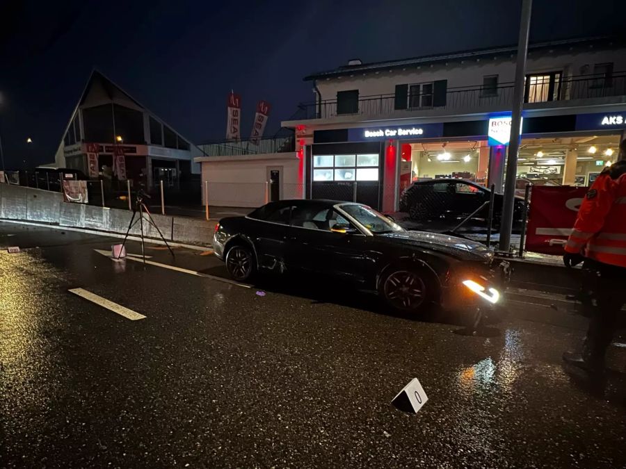 Der Unfall ereignete sich am morgen.