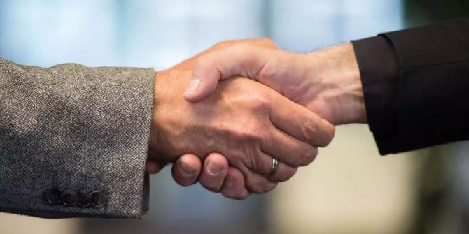 Handschlag Händeschütteln Coronavirus