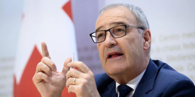 Bundesrat Guy Parmelin. Guy Parmelin