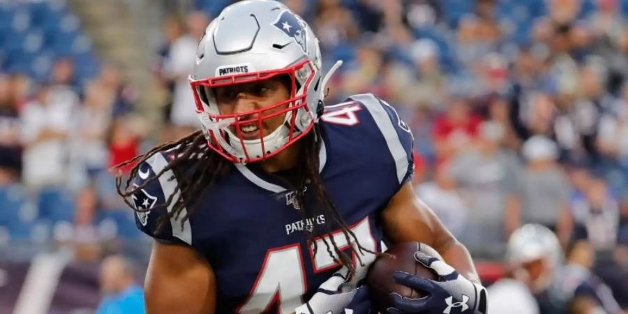NFL-Profi Jakob Johnson von den New England Patriots hat sein Interesse an einem Einstieg in die ELF bekräftigt. Foto: Fred Kfoury Iii/Icon SMI via ZUMA Press/dpa