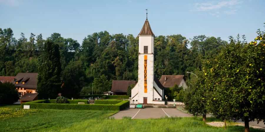 Die reformierte Kirche in Tegerfelden.