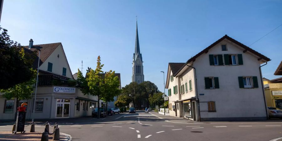 Die evangelische Kirche Amriswil.