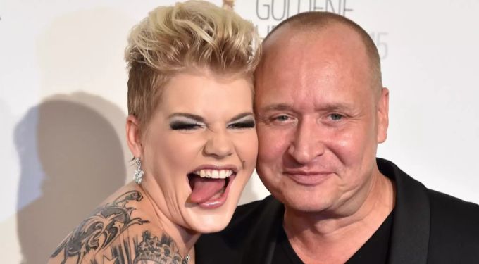 Gute Tage: Mike Blümel mit Melanie Müller. Melanie Müller