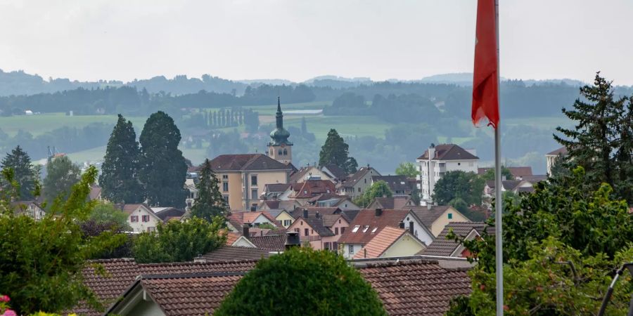 Aussicht über Bischofzell.