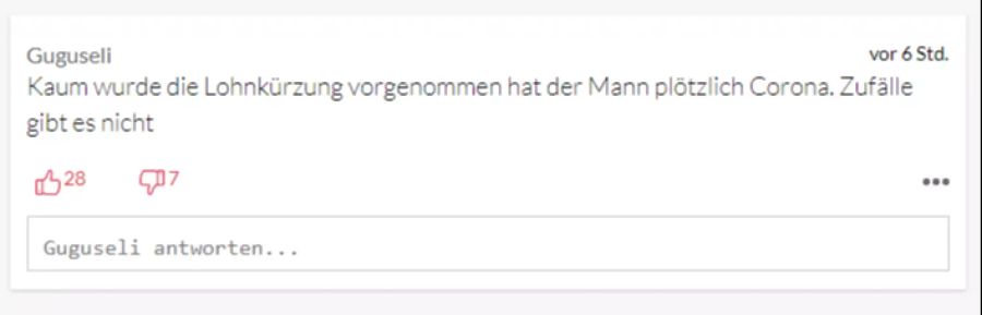 Anderen ist der Zeitpunkt seiner Infektion suspekt.