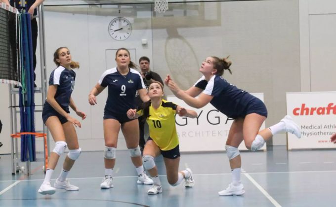 Spielszene Volley Köniz. Volley Köniz