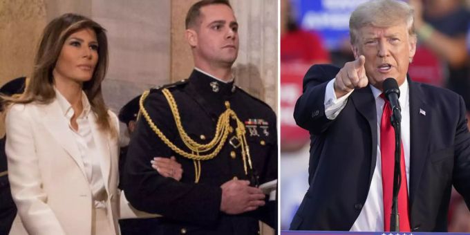 Nach Affäre - Mit diesem Mann wollte Melania Donald eifersüchtig machen