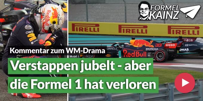 Kommentar - Verstappen ist Weltmeister – aber die Formel 1 hat verloren