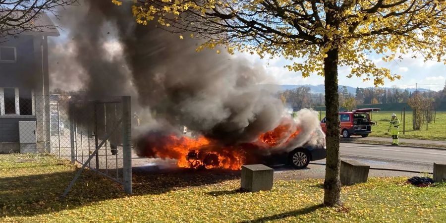 Die Feuerwehr Wil konnte das Feuer löschen.