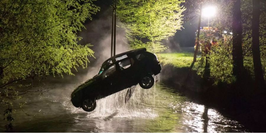 Ein Autofahrer hatte in der Nacht auf Karfreitag die Kontrolle über sein Fahrzeug verloren.