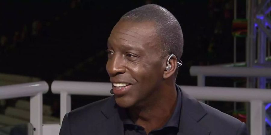 Michael Johnson bei einem seiner TV-Auftritte.