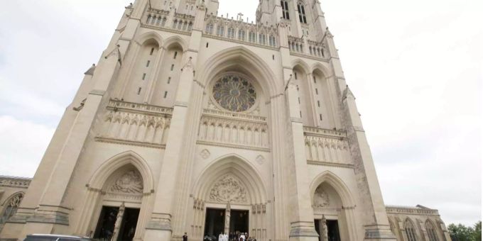 Die National Cathedral in Washington. Die National Cathedral in Washington.