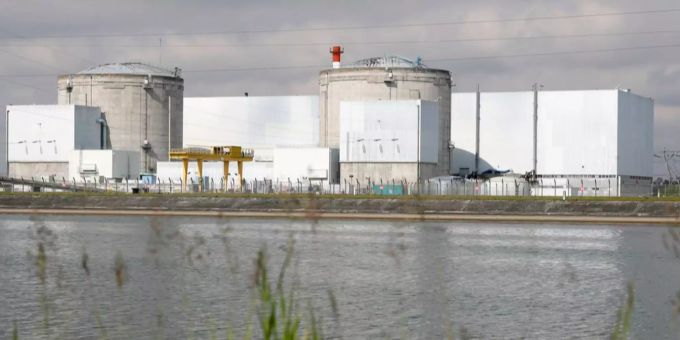 Das Atomkraftwerk in Fessenheim (Fr). Das Atomkraftwerk in Fessenheim (Fr).
