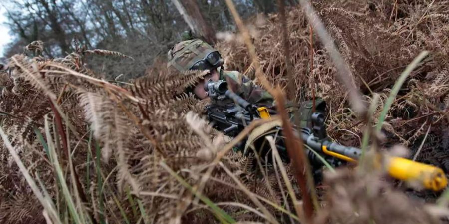 ein soldat der britischen armee