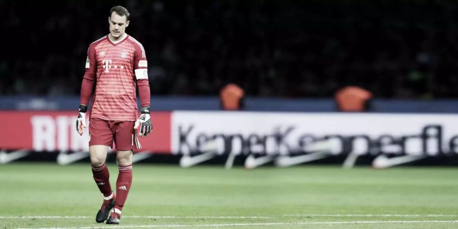 Manuel Neuer im Spiel gegen den Hertha BSC in Berlin.