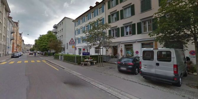 Die Davidstrasse in St. Gallen.