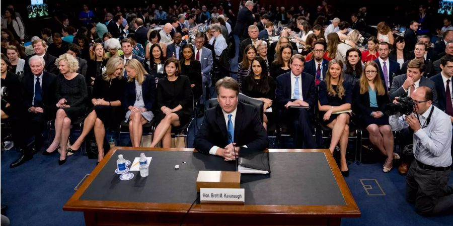 Brett Kavanaugh, Kandidat für ein Richteramt am Obersten Gerichtshof der USA, kommt zu einer Anhörung vor dem Senat in Washington.