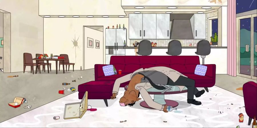 BoJack Horseman Wohnzimmertisch Cartoon