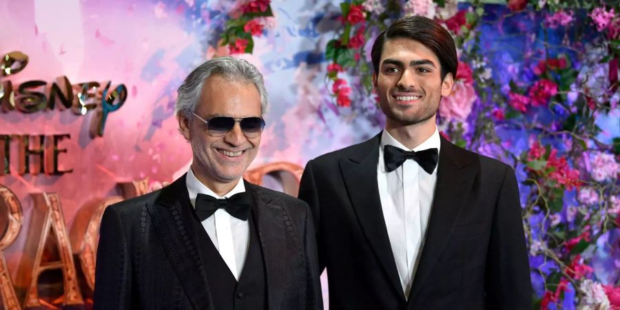 Andrea (r) und Matteo Bocelli bei der Europapremiere von «Der Nussknacker und die vier Reiche».