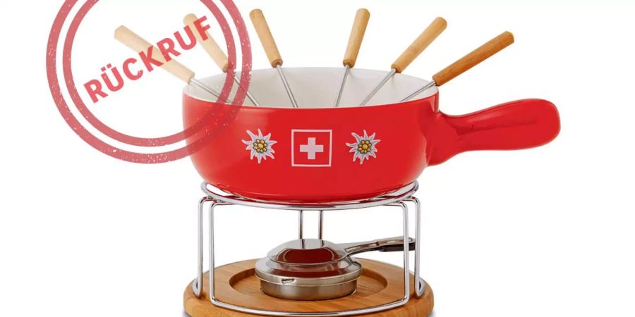 Das Fondue-Set Swiss Fondue rot der Marke Style'n Cook.