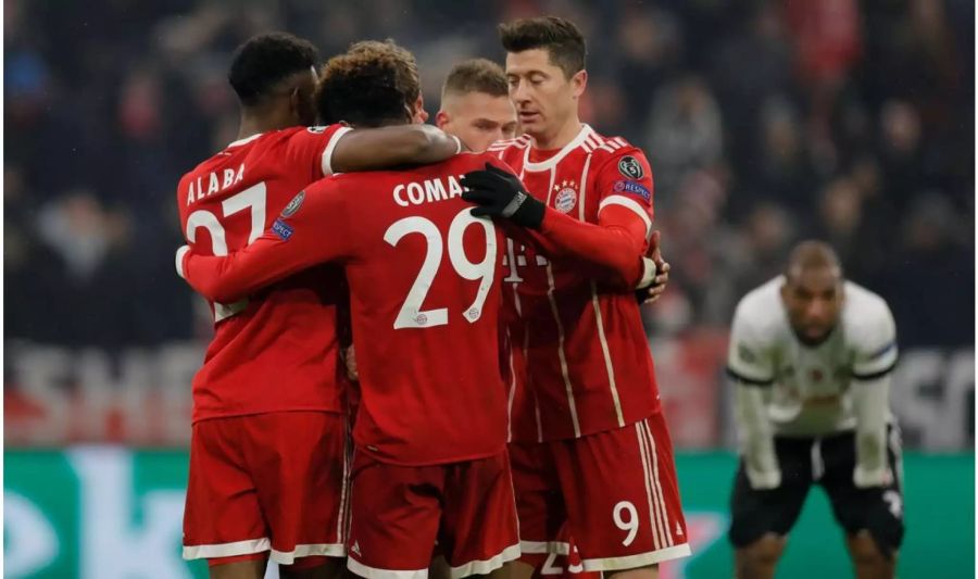 Der FC Bayern München geriet gegen Besiktas nie in Schwierigkeiten.