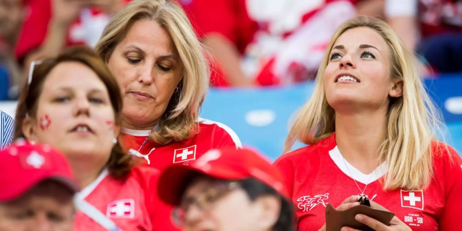 Auch heute war Lara Gut live im Stadion dabei.