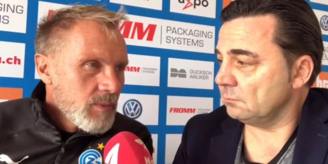 Thorsten Fink im Interview mit Mischi Wettstein.