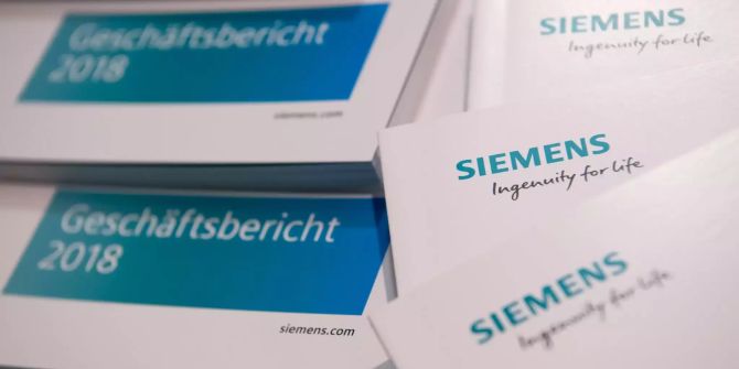 Geschäftsberichte der Siemens.