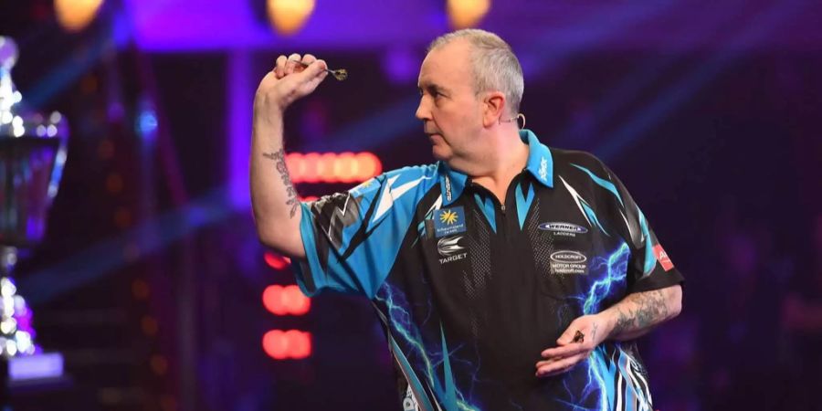 Phil Taylor schlug Keegan Brown im Achtelfinale mit 4:0.