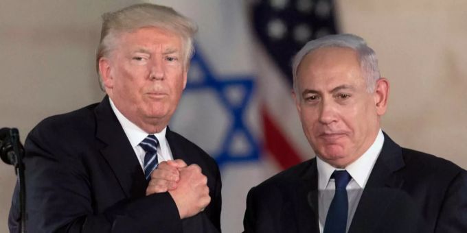 Donald Trump Benjamin Netanjahu trump