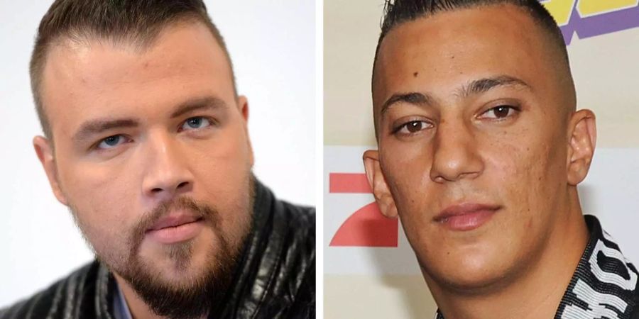 Kollegah (l.) und Farid Bang sorgen mit ihrem Song «0815» für grosse Diskussionen.