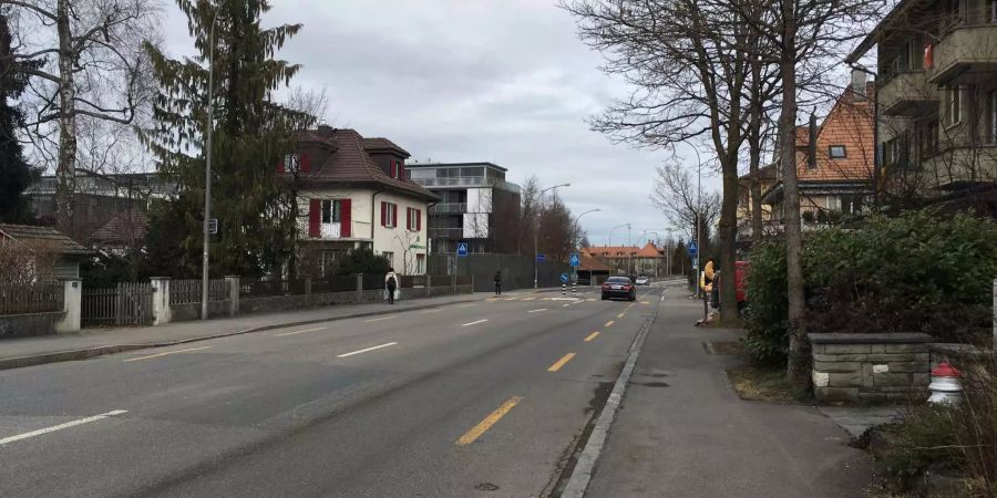 Ab 19.3.2018 wird an der Schwarzenburgstrasse für die Velohauptroute Bern-Köniz gebaut.