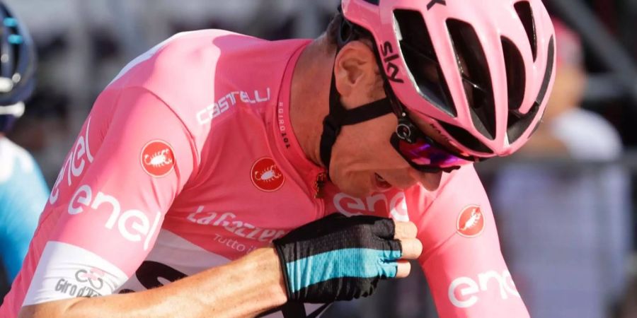 Triumphiert zum dritten Mal in Folge in der «Maglia Rosa»: Chris Froome gewinnt die Giro d'Italia.